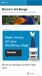 Mobile Screenshot of brunosartbarge.wordpress.com