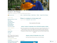 Tablet Screenshot of brunosartbarge.wordpress.com