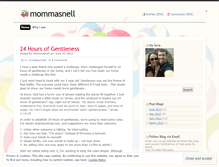 Tablet Screenshot of mommasnell.wordpress.com