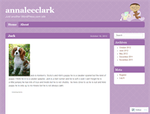 Tablet Screenshot of annaleeclark.wordpress.com
