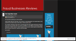 Desktop Screenshot of fraudmentalerts.wordpress.com