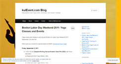 Desktop Screenshot of kulevent.wordpress.com