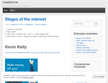 Tablet Screenshot of hojablancamx.wordpress.com