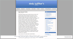 Desktop Screenshot of dodyzulfikar.wordpress.com