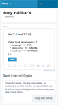 Mobile Screenshot of dodyzulfikar.wordpress.com