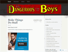 Tablet Screenshot of dangerousclubforboys.wordpress.com