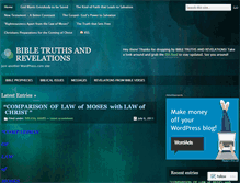 Tablet Screenshot of biblefreak07.wordpress.com
