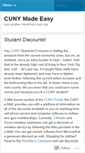 Mobile Screenshot of cunymadeeasy.wordpress.com