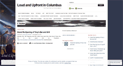 Desktop Screenshot of loudandupfront.wordpress.com