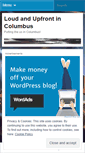 Mobile Screenshot of loudandupfront.wordpress.com
