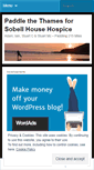 Mobile Screenshot of paddleboardthethames.wordpress.com