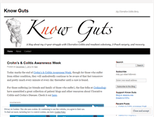 Tablet Screenshot of knowguts.wordpress.com