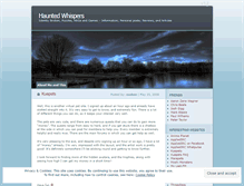 Tablet Screenshot of hauntedwhispers.wordpress.com