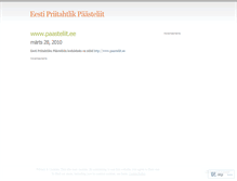 Tablet Screenshot of paastekoda.wordpress.com