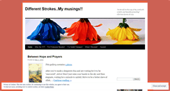 Desktop Screenshot of diffrntstrokes.wordpress.com