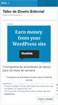 Mobile Screenshot of disenoeditorial.wordpress.com