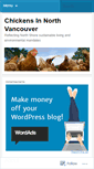 Mobile Screenshot of chickensinnorthvancouver.wordpress.com