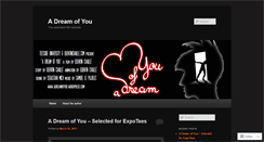 Desktop Screenshot of adreamofyou.wordpress.com