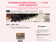 Tablet Screenshot of clubpatinsaraqusta.wordpress.com