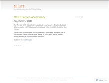 Tablet Screenshot of m1nt.wordpress.com