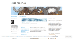 Desktop Screenshot of librederecho.wordpress.com