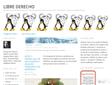 Tablet Screenshot of librederecho.wordpress.com