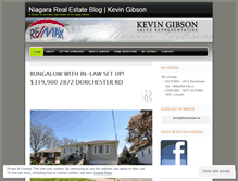 Tablet Screenshot of niagararealestate.wordpress.com