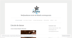 Desktop Screenshot of nedjmadanse.wordpress.com