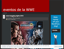 Tablet Screenshot of eventosdelawwe.wordpress.com