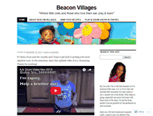 Tablet Screenshot of beaconvillages.wordpress.com