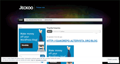 Desktop Screenshot of jeckoo.wordpress.com