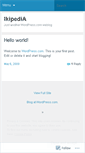 Mobile Screenshot of ikipedia.wordpress.com