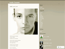 Tablet Screenshot of amelietoussaint.wordpress.com
