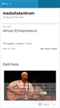 Mobile Screenshot of medullatantrum.wordpress.com