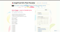 Desktop Screenshot of angelfrost102.wordpress.com