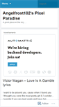 Mobile Screenshot of angelfrost102.wordpress.com