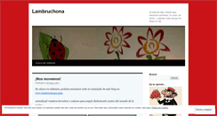 Desktop Screenshot of lambruchona.wordpress.com