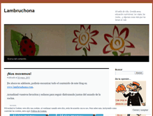 Tablet Screenshot of lambruchona.wordpress.com