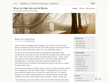 Tablet Screenshot of manintheisland.wordpress.com