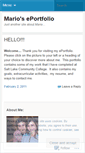 Mobile Screenshot of marioseportfolio.wordpress.com