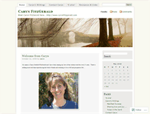 Tablet Screenshot of carynfitzgerald.wordpress.com