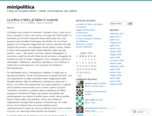 Tablet Screenshot of minipolitica.wordpress.com