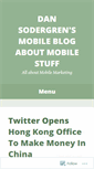 Mobile Screenshot of nowmobi.wordpress.com