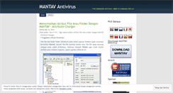 Desktop Screenshot of mantav.wordpress.com