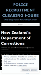 Mobile Screenshot of police1recruiting.wordpress.com