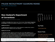 Tablet Screenshot of police1recruiting.wordpress.com