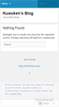 Mobile Screenshot of kuwuken.wordpress.com