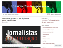 Tablet Screenshot of ideariocontemporaneo.wordpress.com