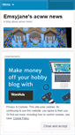 Mobile Screenshot of acwwnews.wordpress.com