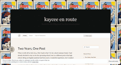 Desktop Screenshot of kcenroute.wordpress.com